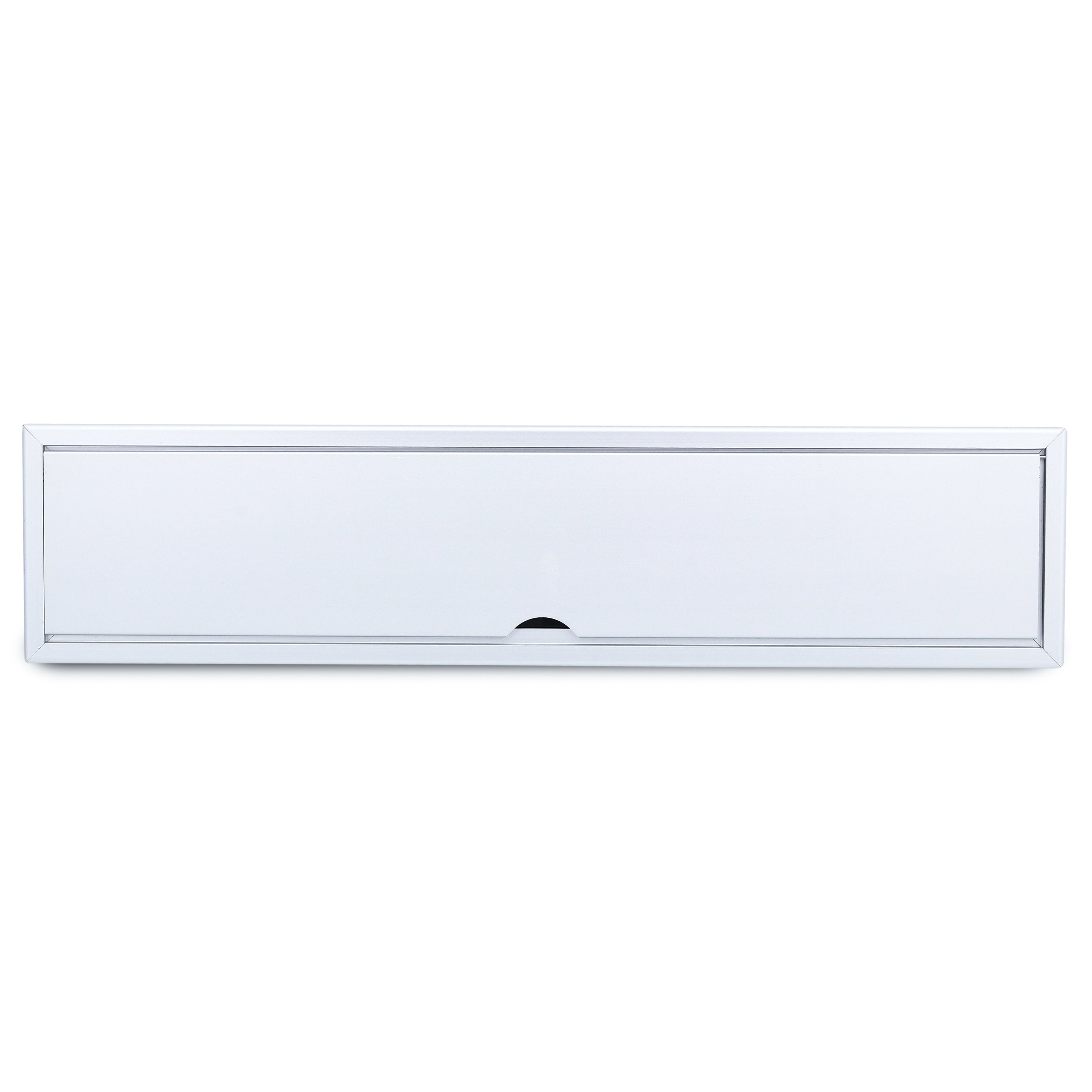 BOXNUBE Fliptop Box Cable Cubby Extension Board with Universal Power Sockets, LAN, HDMI, VGA, Aux, USB-A & USB-C Type C Ports (Silver)