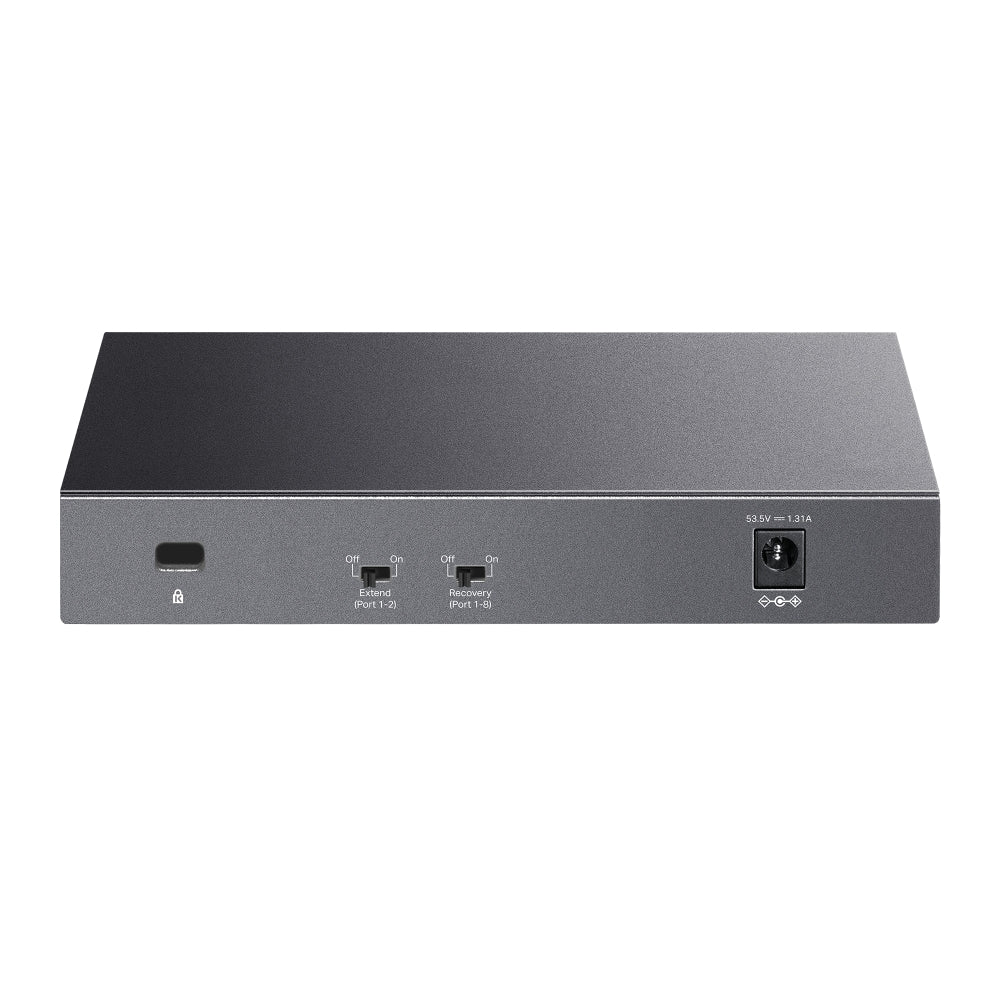 TP-Link LS108GP 8-Port Gigabit Desktop Switch with 8-Port PoE+ | 62W 250M with Extend Mode