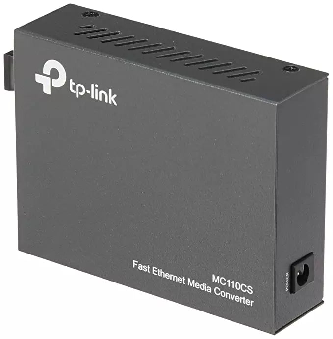 TP-Link Omada MC110CS 10/100Mbps Single-Mode Dual Fiber Media Converter | Up to 20 Kms | Full Duplex