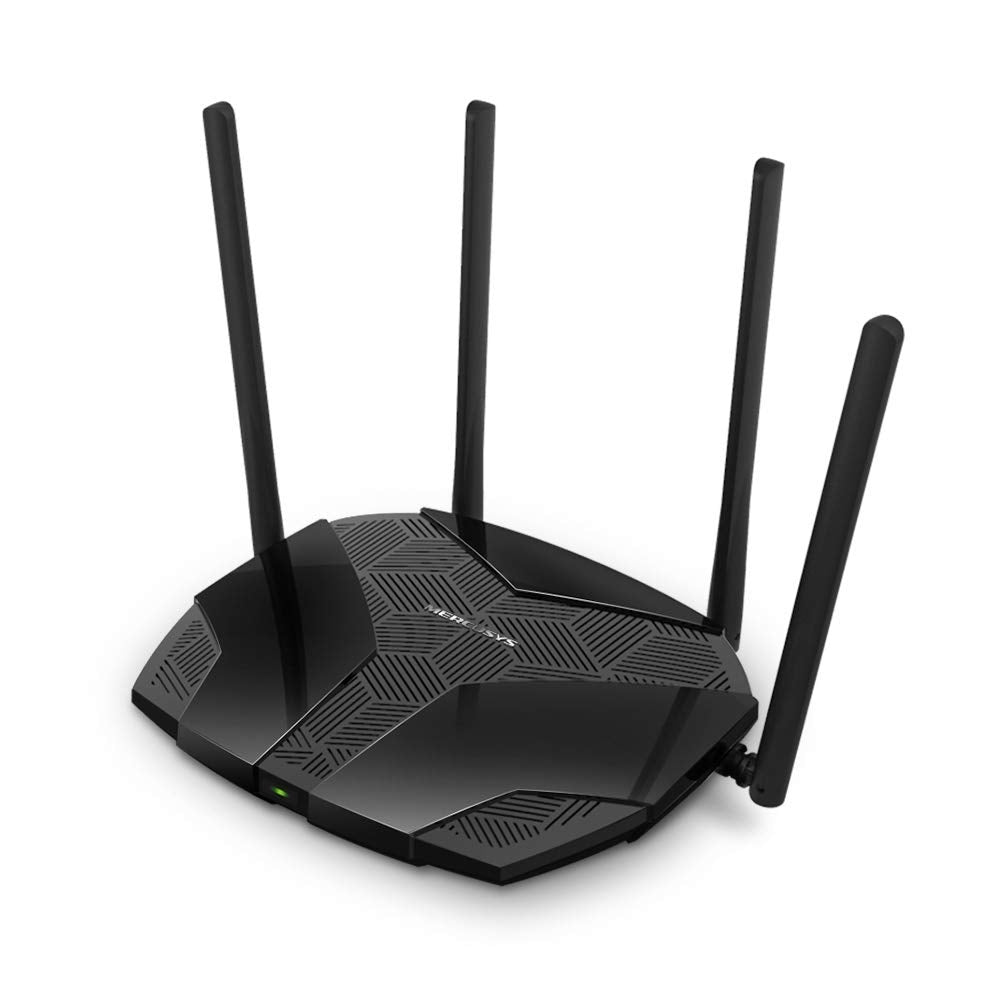 MERCUSYS MR80X AX3000 Dual-Band Wi-Fi 6 Router | Supports MU-MIMO OFDMA | 4× Multi-Directional High-Gain antennas