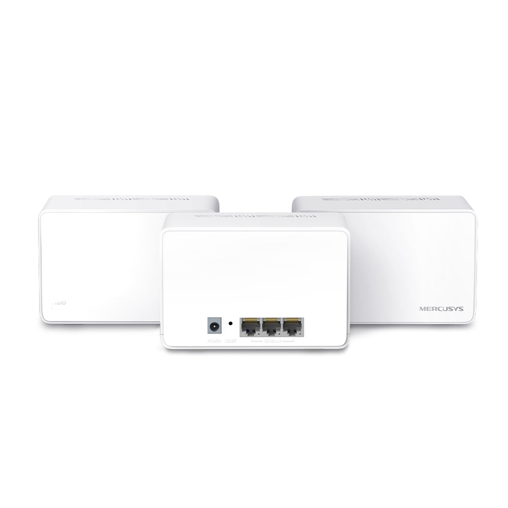 MERCUSYS Halo H80X AX3000 3000 Mbps Whole Home Mesh WiFi 6 System | 3× Gigabit ports | MU-MIMO OFDMA | Seamless Roaming