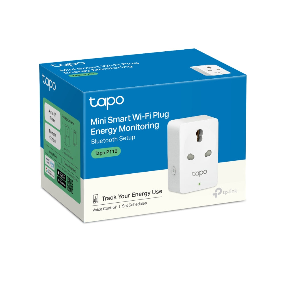 TP-Link Tapo P110 Mini Smart Wi-Fi Plug, Energy Monitoring