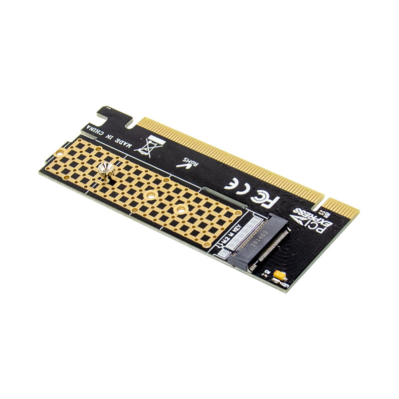 BOXNUBE PCIe X16 to M.2 NVMe Adapter Card, Key M Extended Card, High-Speed NVMe SSD Expansion Card for Desktop PC, Supports M.2 2280/2260/2242