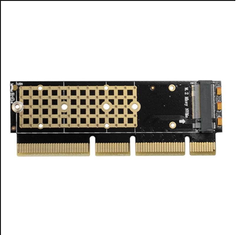 BOXNUBE PCIe M.2 NVMe Adapter Card, Supports PCIe x4/x8/x16, M.2 Key M Extended Card, High-Speed NVMe SSD Expansion for Desktop PC (2280/2260/2242)