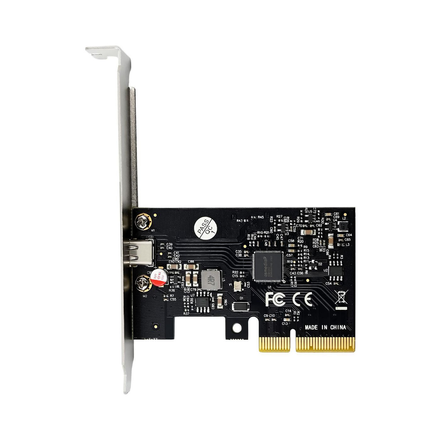 BOXNUBE PCI-E 1 Port USB-C USB 3.2 Gen 2x2 20Gbps Internal Expansion PCI Express Card PCIe x4, ASM3242 Chipset