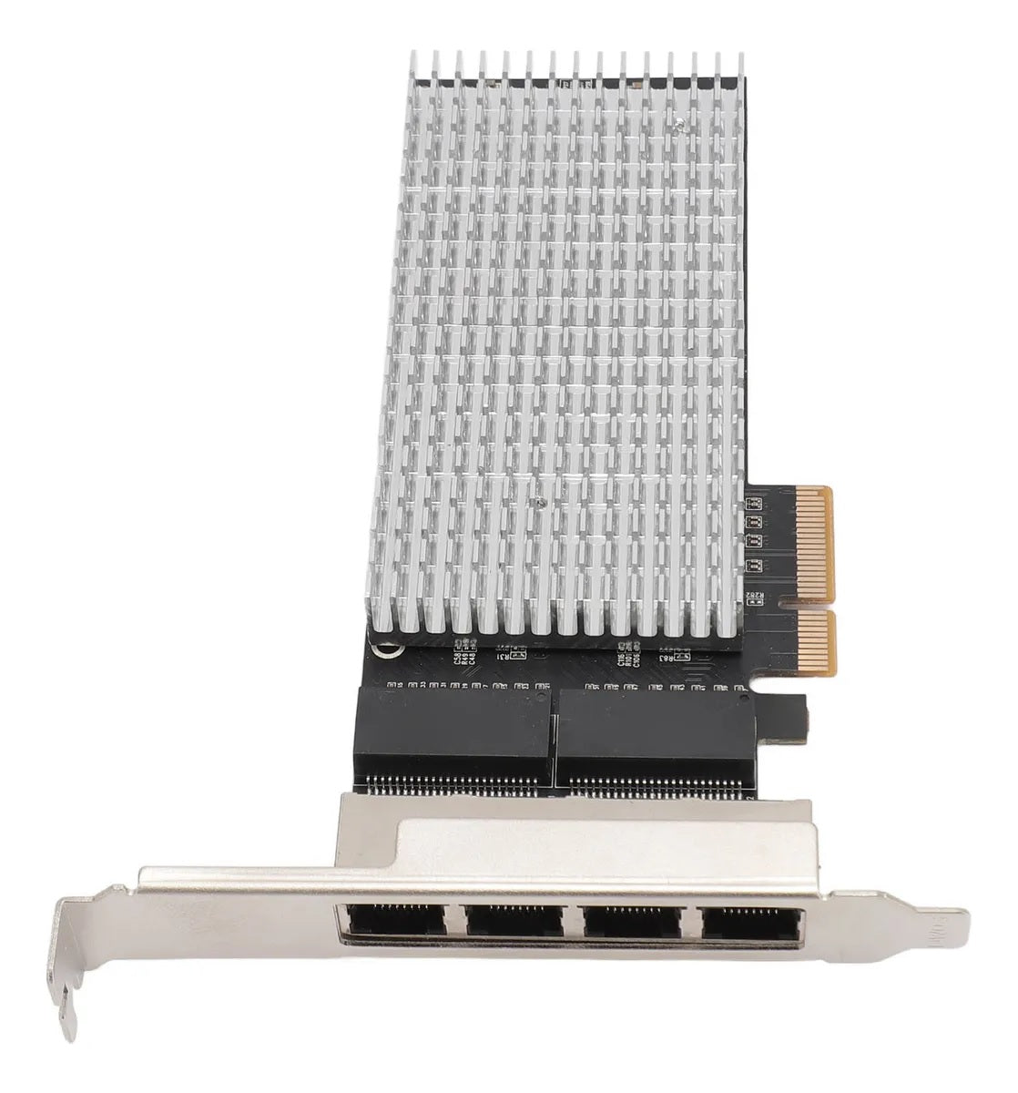 BOXNUBE 2.5Gbps PCIe x4 Four Port Network Adapter with Intel I225-V / I226-V | 4× RJ45 Ethernet LAN Card for Desktop PC | High-Speed 2.5GBASE-T