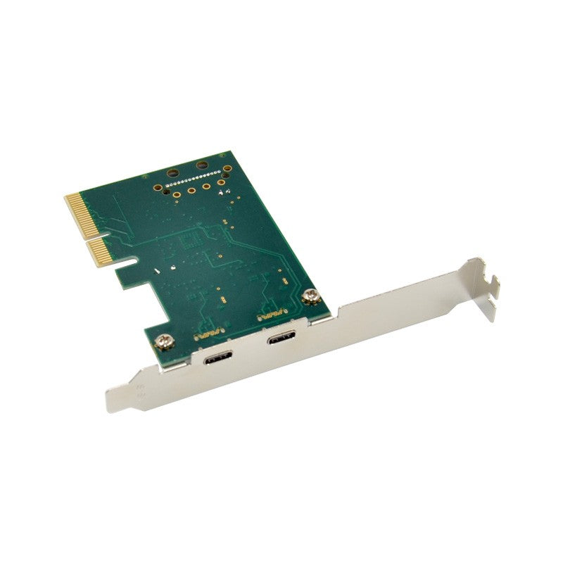 BOXNUBE PCI-E 2 Port USB-C USB 3.1 Gen2 10Gbps Internal Expansion PCI Express Card PCIe x4, ASM1142 Chipset