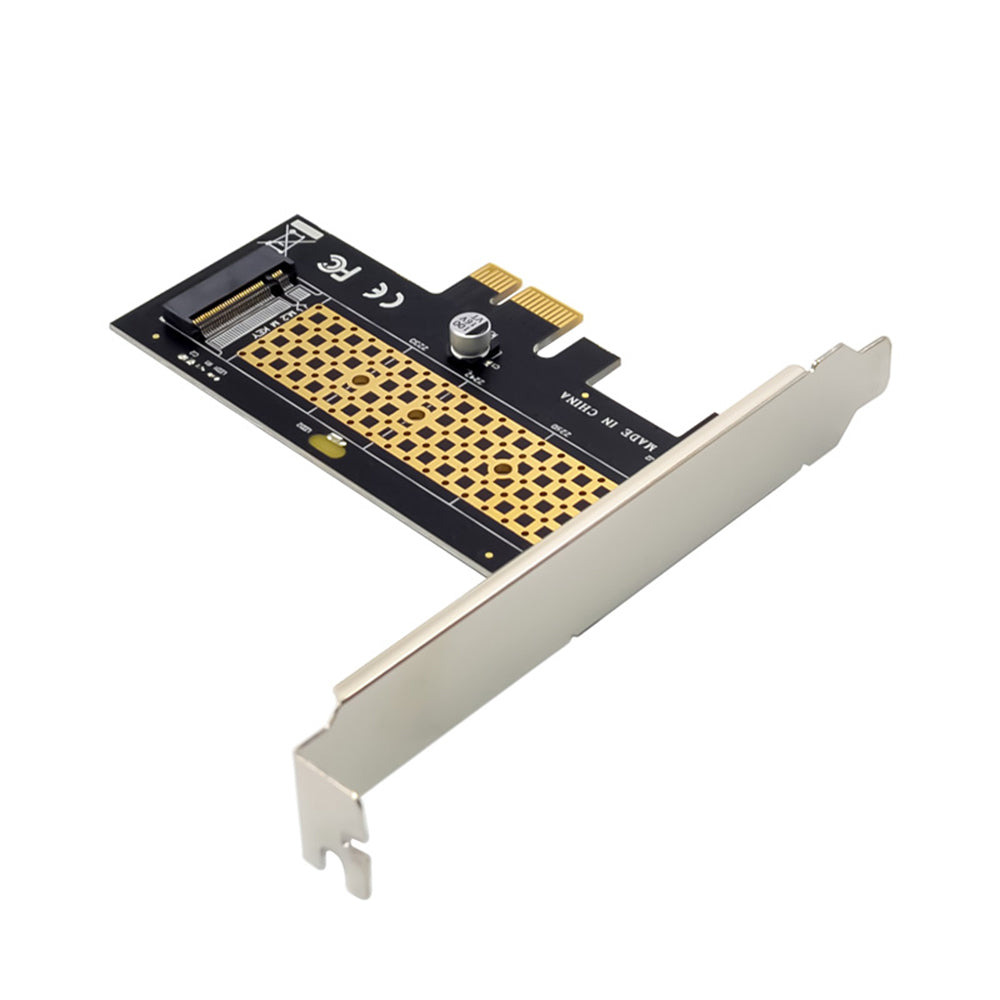 BOXNUBE PCIe NVMe M.2 Adapter Card, x1 Single Port, High-Speed SSD Converter, PCI Express Add-On Card for Desktop PC, Supports NVMe SSD 2280/2260/2242