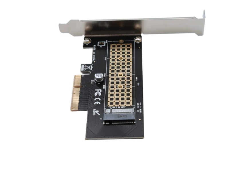 BOXNUBE PCIe NVMe M.2 Adapter Card x4, Single Port High-Speed SSD Converter, PCI Express Add-On Card for Desktop PC, Supports NVMe SSD 2280/2260/2242