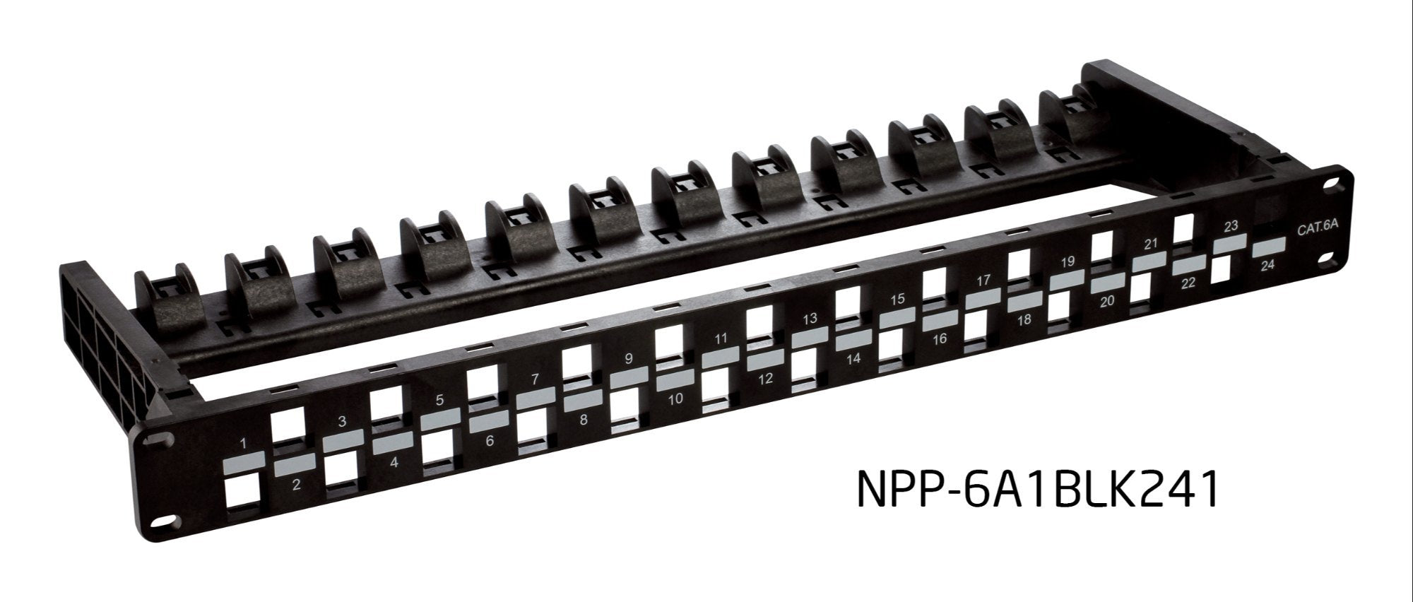 D-Link CAT6A UTP Loaded Patch Panel 24 Ports to 48 Ports | Suitable for 22-24 AWG Stranded and Solid Wire