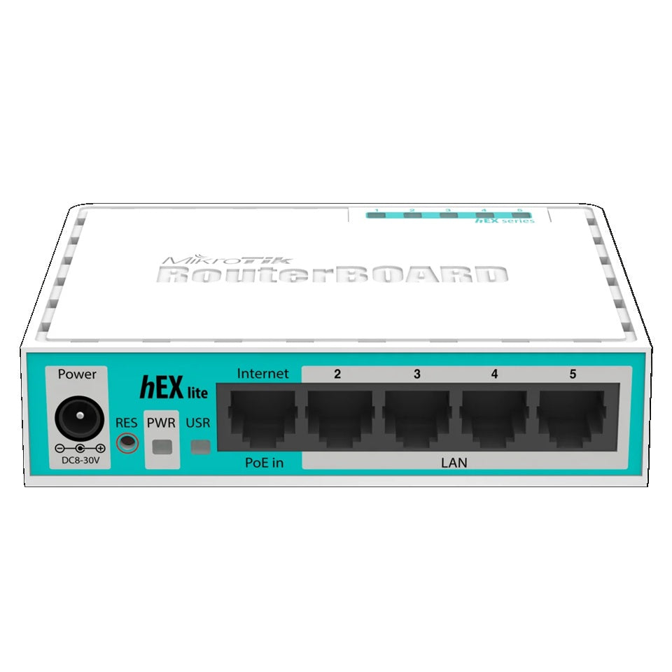 Mikrotik hEX lite RB750r2 Routerboard | 5 Port Router, RouterOS L4