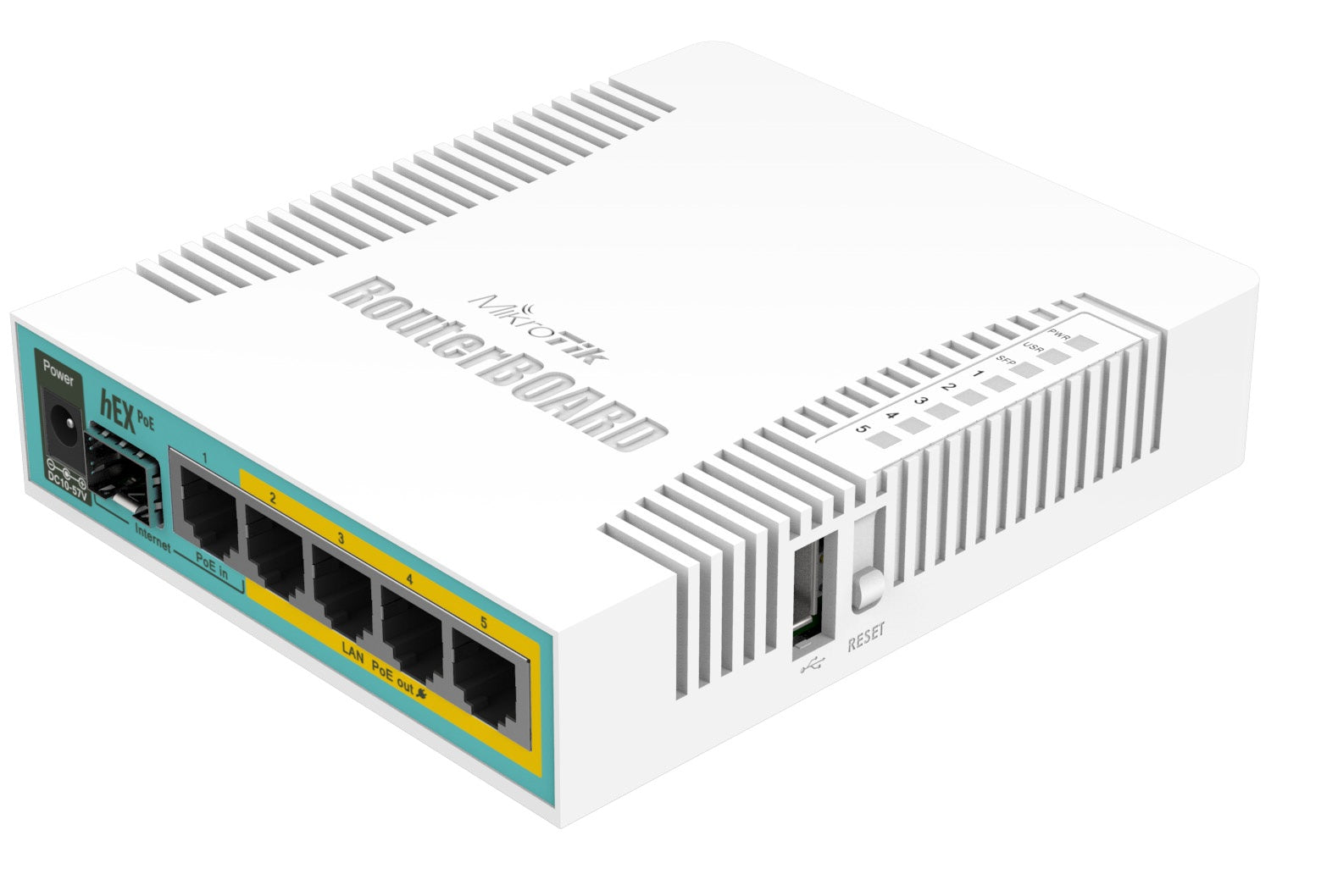 MikroTik hEX PoE 5 Port Gigabit Ethernet Router RB-960PGS