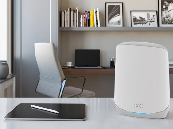 Netgear AX5400 WiFi Mesh System (RBK762S) Orbi Tri-band WiFi 6 Mesh System, 5.4Gbps, Router + 1 Satellite