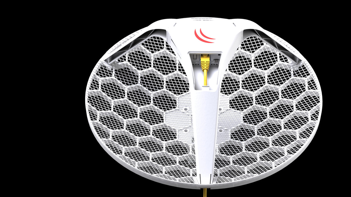 Mikrotik LHG 5 Dual chain 24.5dBi 5GHz CPE/Point-to-Point Integrated Antenna RBLHG-5nD