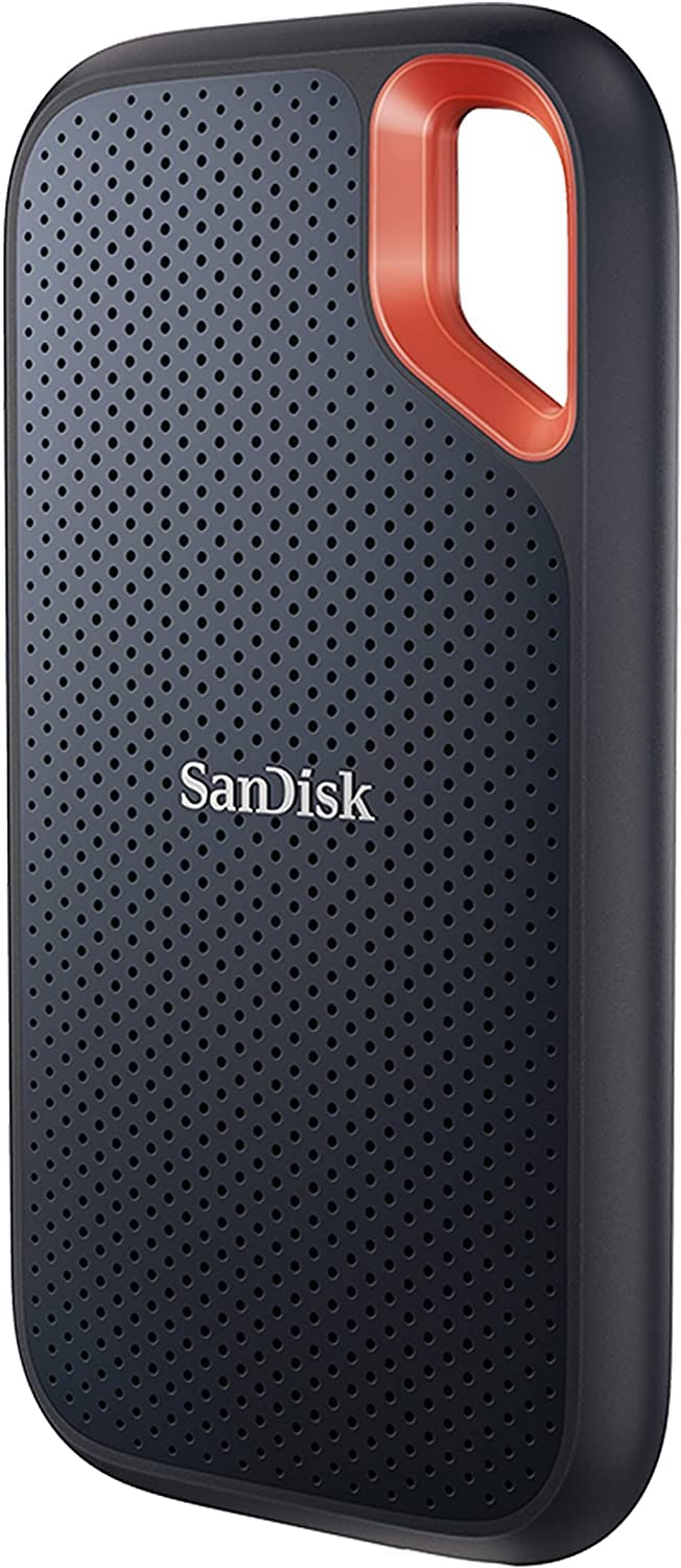SanDisk Extreme Portable SSD 1TB 2TB | 1050MB/s Speed, 5-Year Warranty, Upto 2 Meter Drop Protection with IP55 Water/Dust Resistance | E61