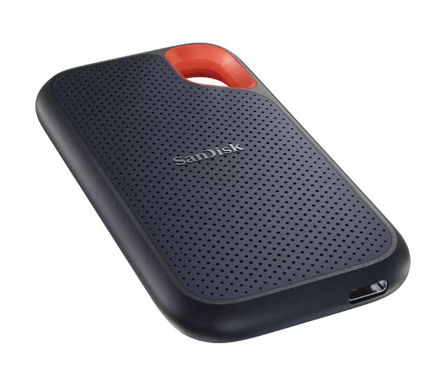 SanDisk Extreme Portable SSD 1TB 2TB | 1050MB/s Speed, 5-Year Warranty, Upto 2 Meter Drop Protection with IP55 Water/Dust Resistance | E61