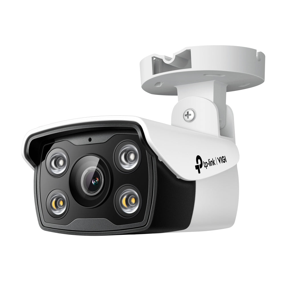 TP-Link VIGI C340 4MP Super High Definition Outdoor Full-Color Bullet Network Wired CCTV Camera | 2-Way Audio | Smart IR | Waterproof, Smart Detection