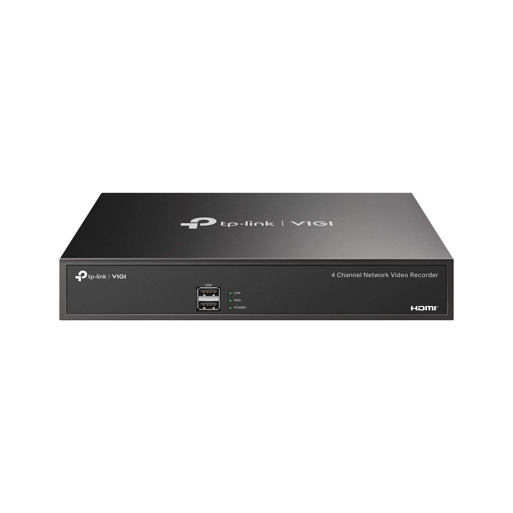 TP-Link VIGI NVR1004H 4 Channel Network Video Recorder | 4K Output | 8MP Supported | H.265+ Compression | Synchronous Playback