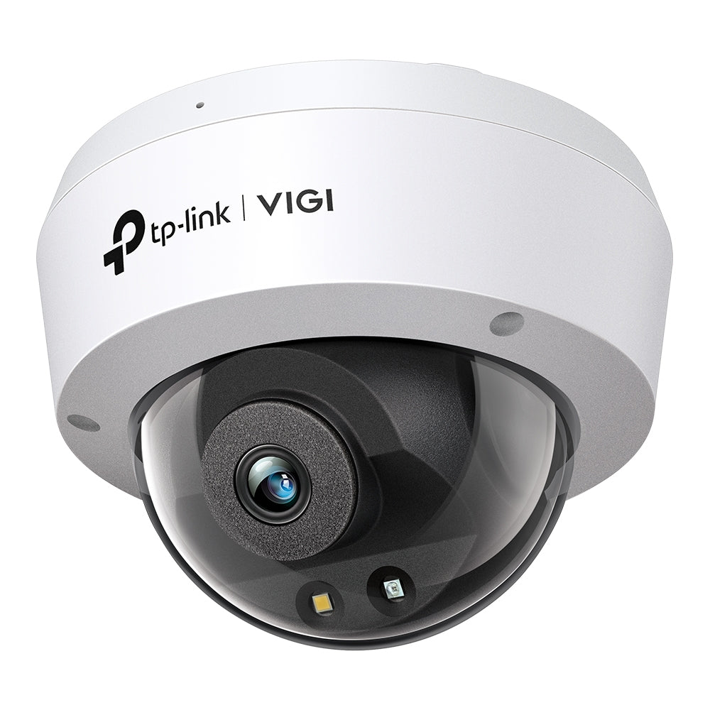 TP-Link VIGI C240 4MP Super-High Definition Full-Color Dome Network Wired CCTV Camera | Built-In Microphone | Smart IR | Vandal-Proof & Waterproof