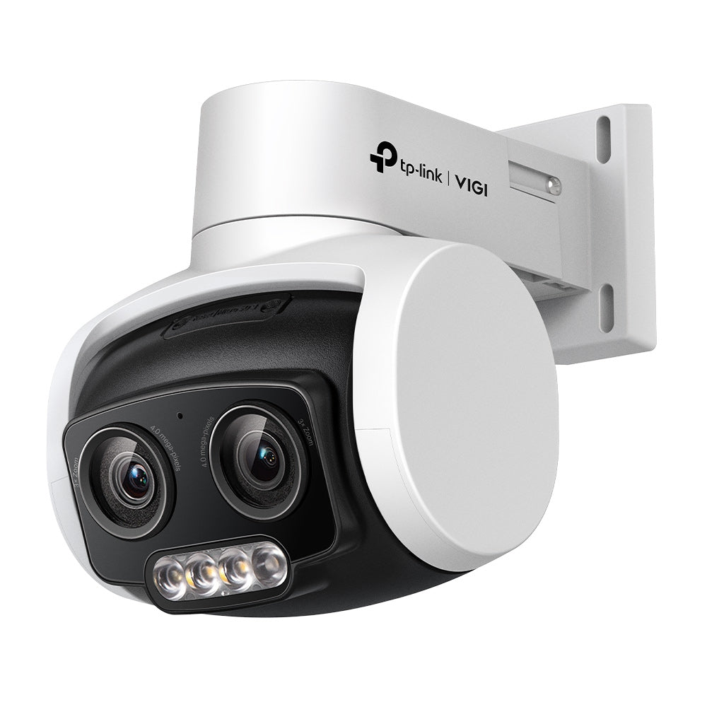 TP-Link VIGI C540v 4MP Super-High Definition Outdoor Full-Color Dual-Lens Varifocal Pan Tilt Camera 3× Zoom