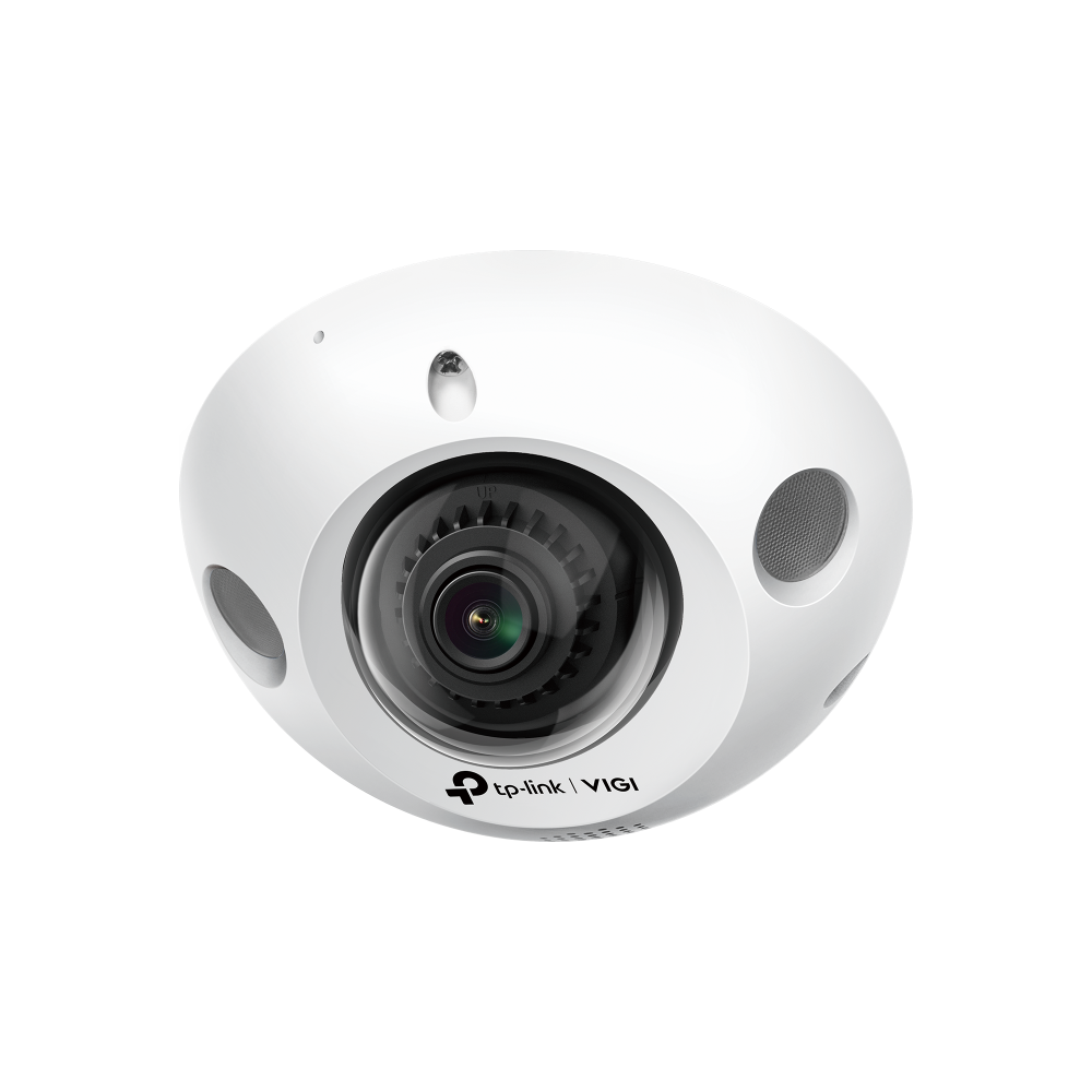 TP-Link VIGI C230i Mini 3MP Super-High Definition IR Dome Network Wired CCTV Camera | Two-Way Audio | Smart IR | IK08 Vandal-Proof | Wide Angle