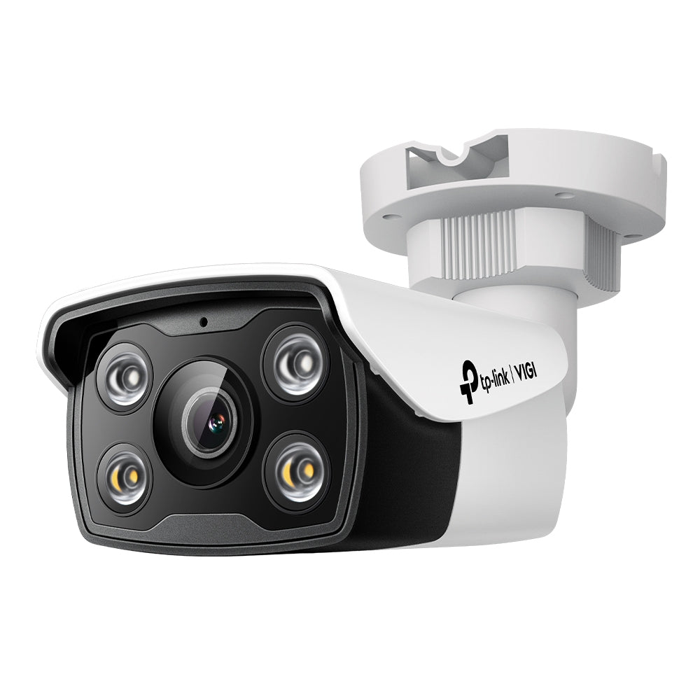 TP-Link VIGI C350 5MP HD Outdoor Full-Color Bullet Network Wired CCTV Camera | 2-Way Audio | Smart IR | Waterproof IP66 | H.265+ | Smart Detection