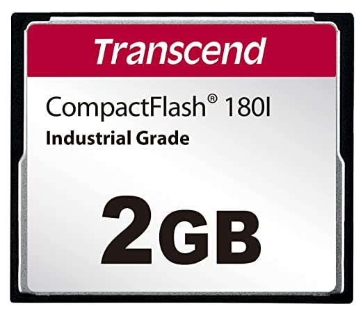 Transcend CF180I Industrial Compact Flash CF Cards | SLC Mode | 128MB, 256MB, 512MB, 1GB, 2GB