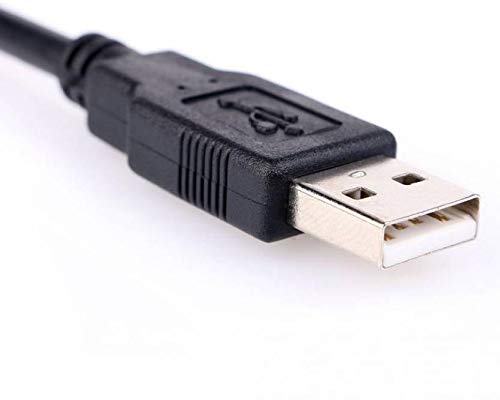 BOXNUBE USB A-A Cable | USB 2.0 Type A Male to Type A Male Patch Cable (Black)