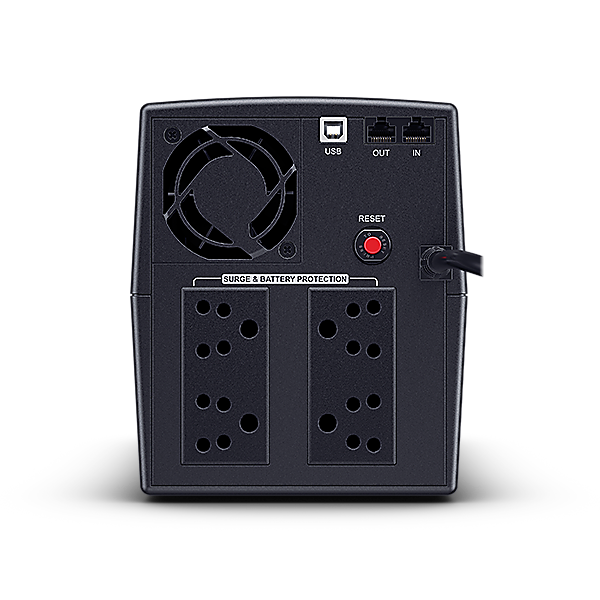 CyberPower UT1500E Energy Saving Tower UPS, Overload Protection, USB Connectivity Port, Generator Compatible.