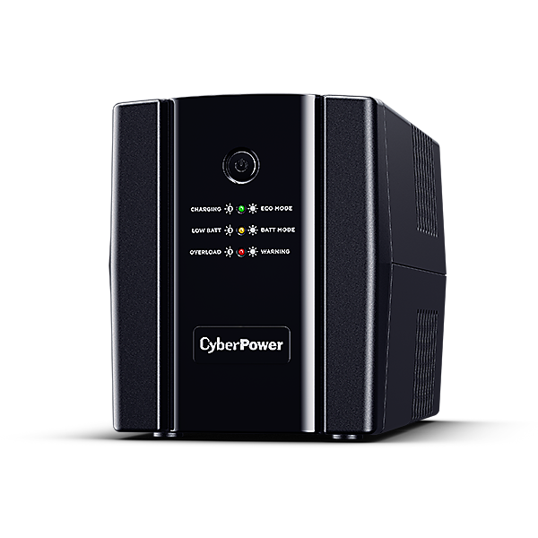 CyberPower UT2200E Energy-Saving Tower UPS, Surge and Spike Protection, High-speed Ethernet Data Transmission, USB Connectivity Port.