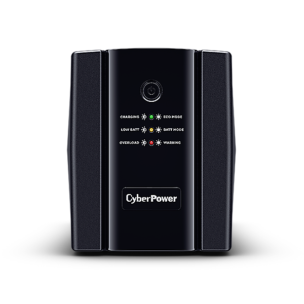 CyberPower UT2200E Energy-Saving Tower UPS, Surge and Spike Protection, High-speed Ethernet Data Transmission, USB Connectivity Port.