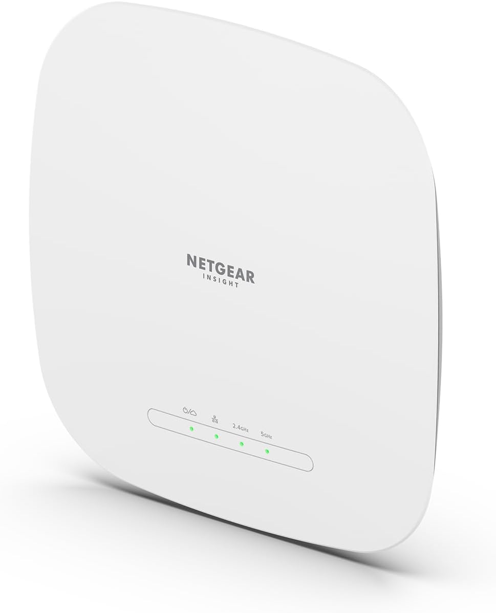 Netgear WAX615 AX3000 Dual Band PoE Multi-Gig WiFi 6 Access Point | 1x 2.5G Port | Upto 256 Users