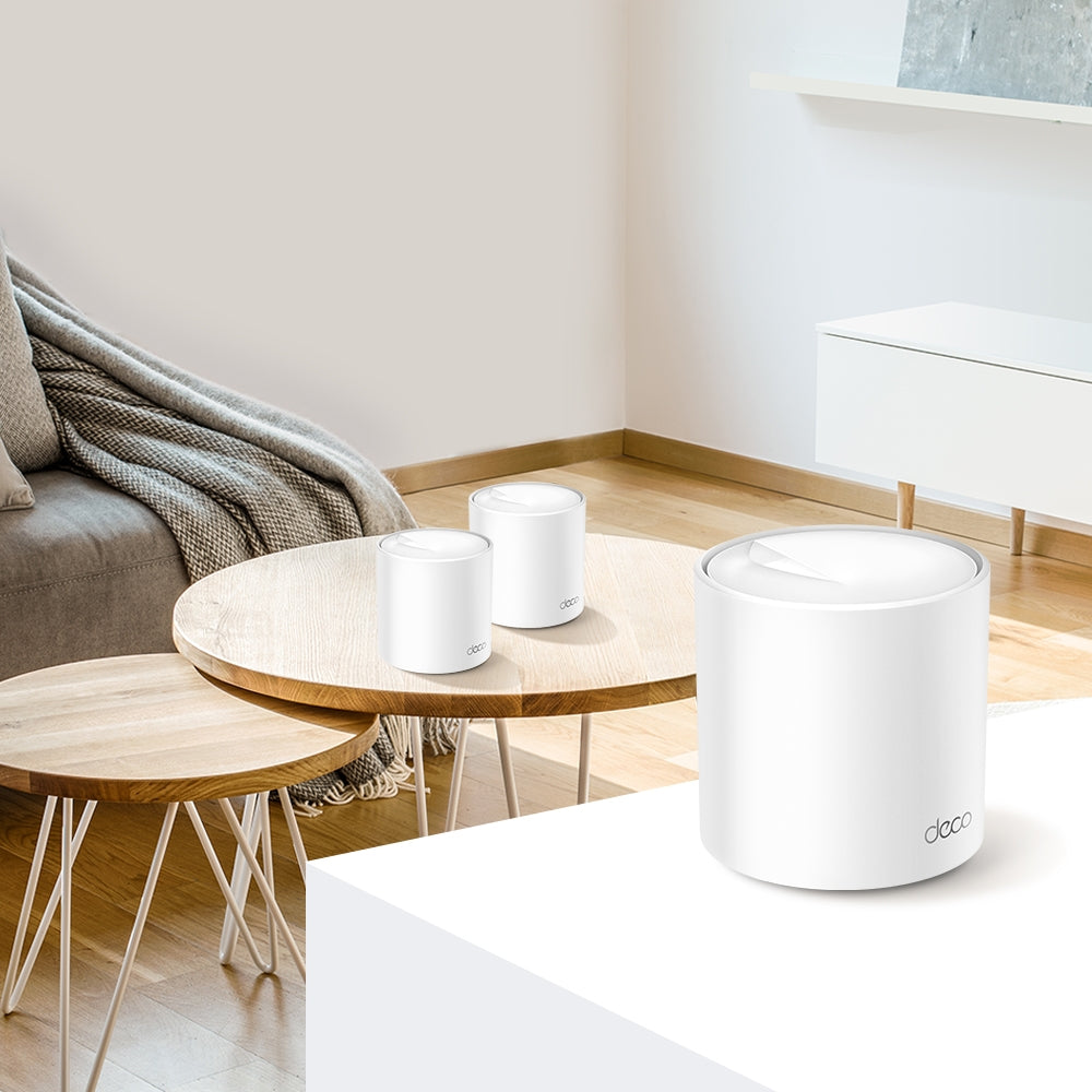 TP-Link DECO X60 AX3000 Whole Home Mesh Wi-Fi 6 System | Up to 3000Mbps Speed | 2× Gigabit LAN / WAN Ports