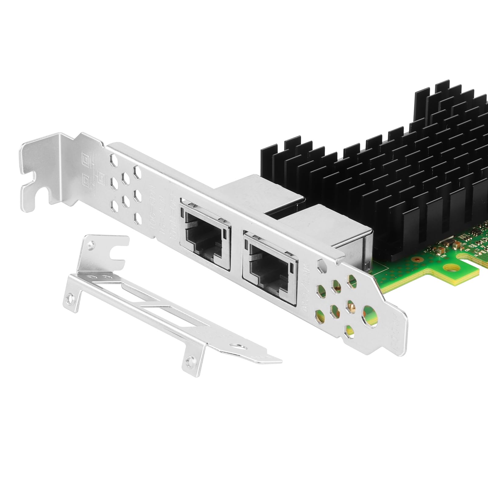 BOXNUBE Intel X710 Chipset 10G Dual Port RJ45 PCIe x8 Network Card with Low Profile Bracket | 10GbE LAN Adapter for Server/Desktop