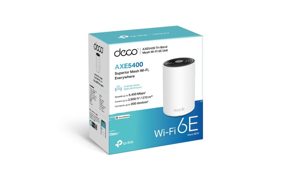 TP-Link Deco XE75 AXE5400 Tri-Band Mesh Wi-Fi 6E System