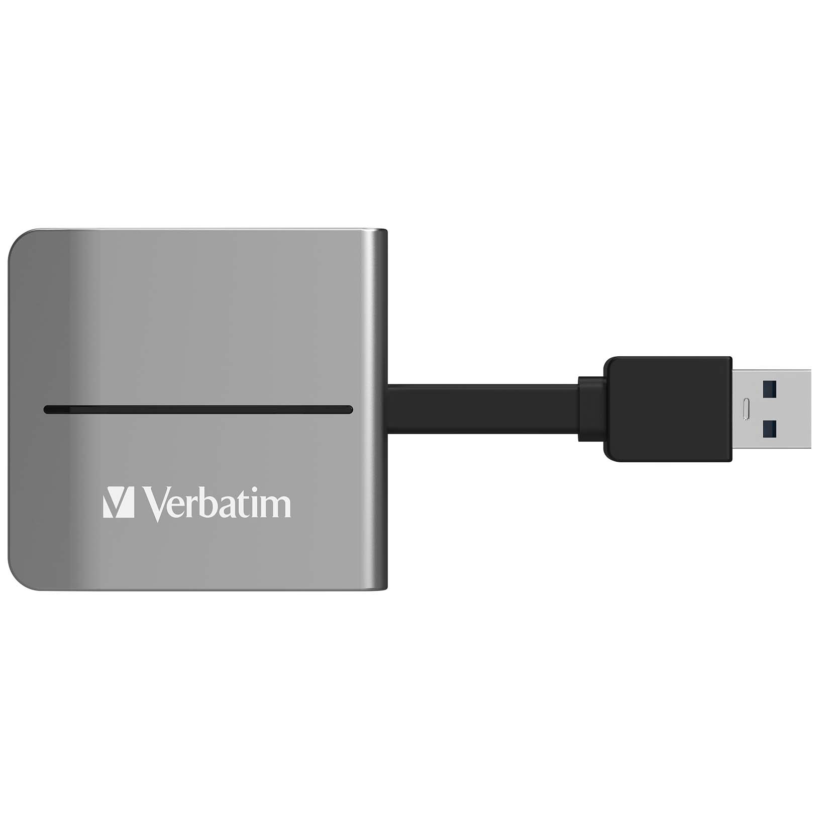 Verbatim USB 3.2 Gen 1 Card Reader 65678, Multi Card Reader 6 in 1 Ports for Laptop, PC, MacBook.